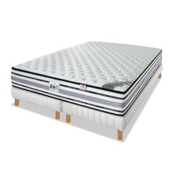 ENSEMBLE LE PLAZA LUXE - Matelas 2 places + 2 Sommiers